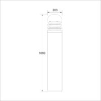 Bollard 108x20cm