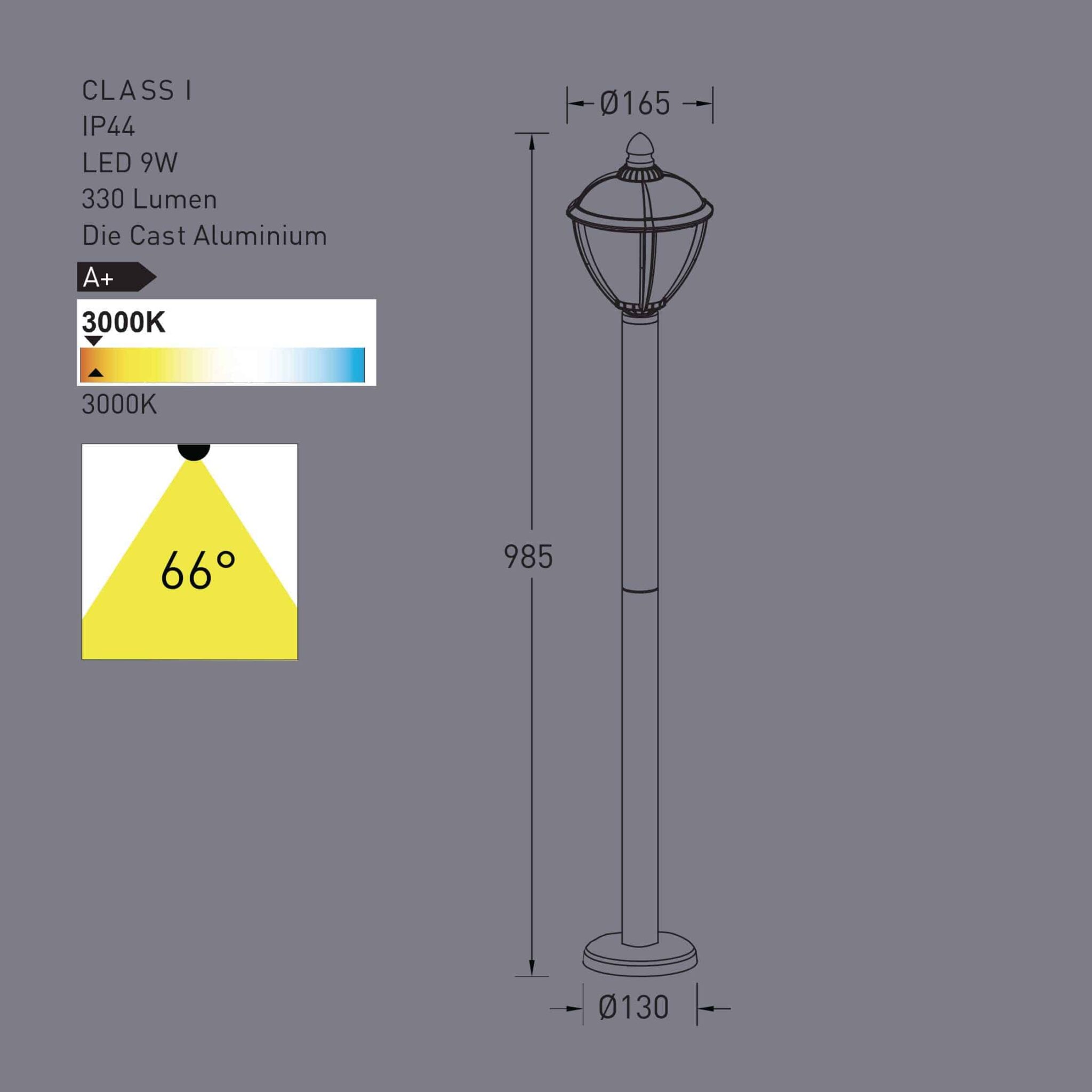 Unite Bollard Light Techinical