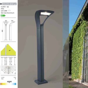 technical bollard ;light