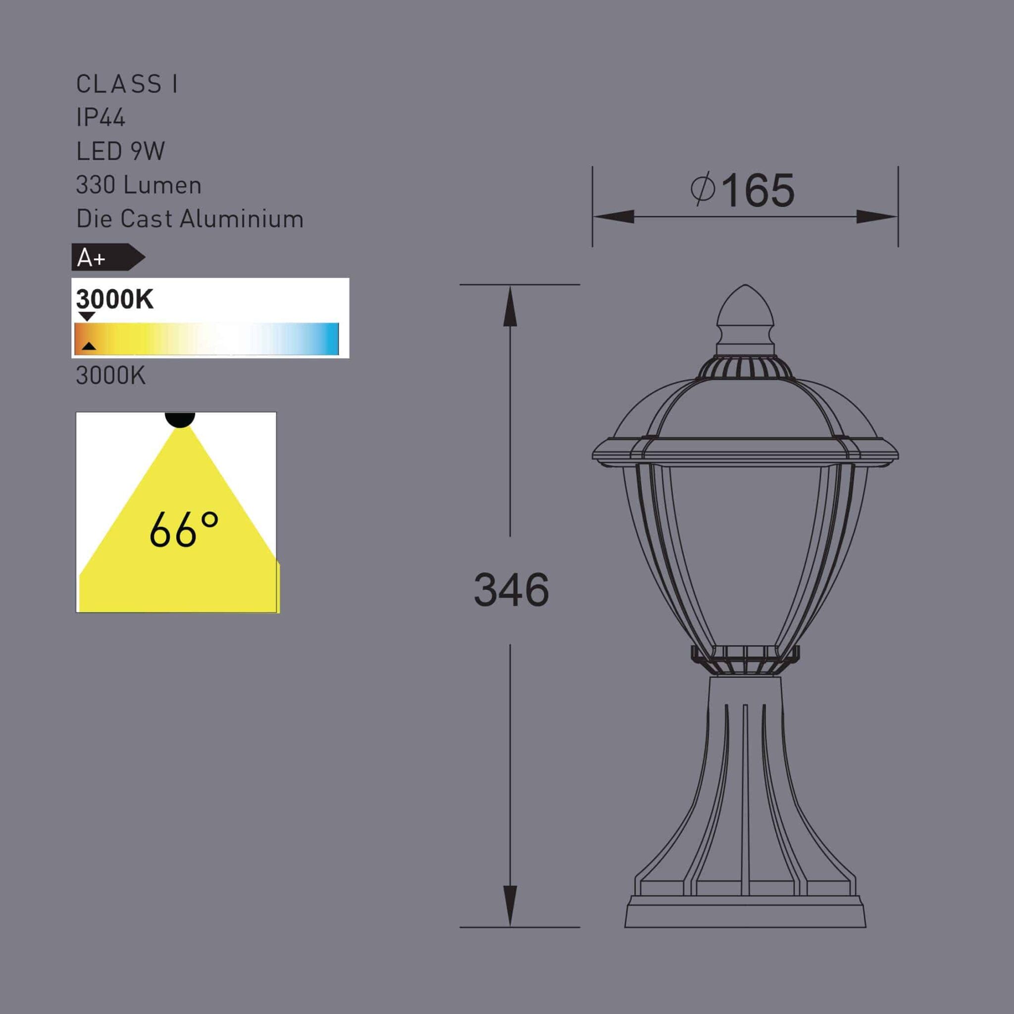 2604-3K Bl Gate Light Techinical