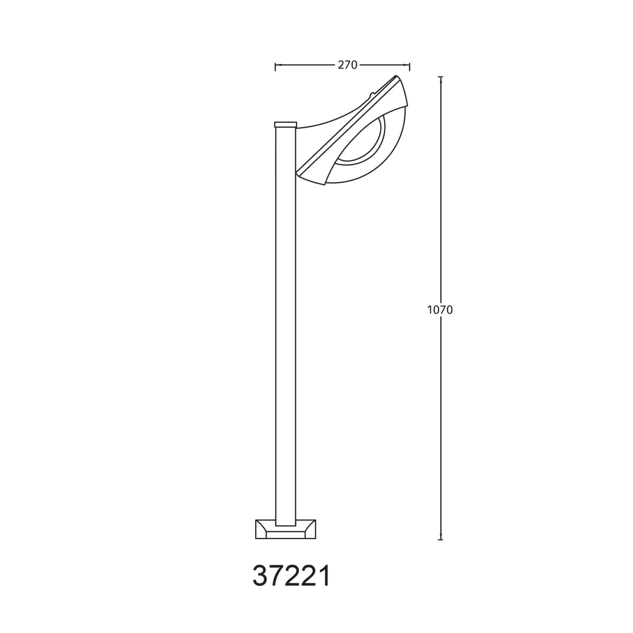 1xLight Roma Bollard Drawings
