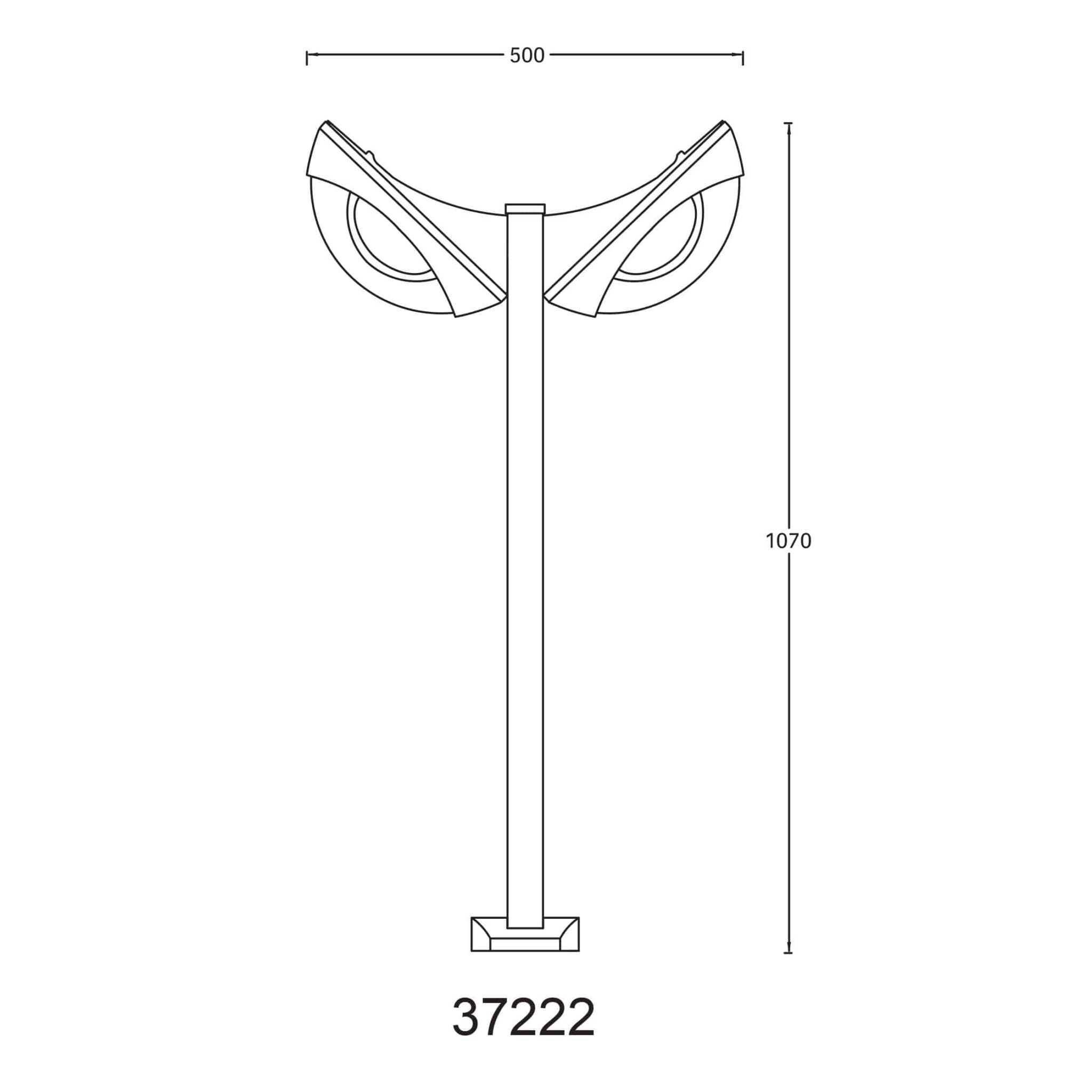 2xLight Roma Bollard Drawings