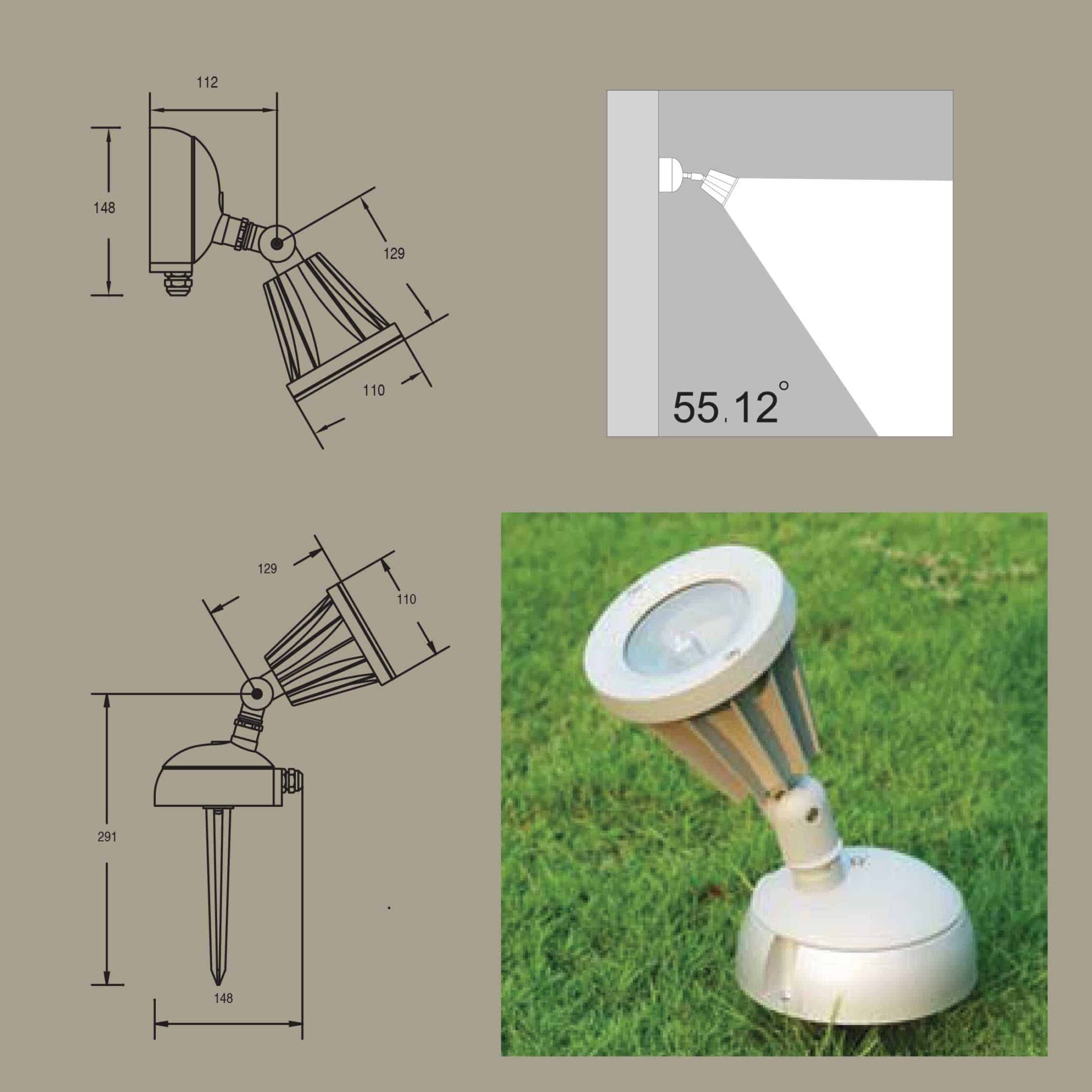 6024 spike light drawing