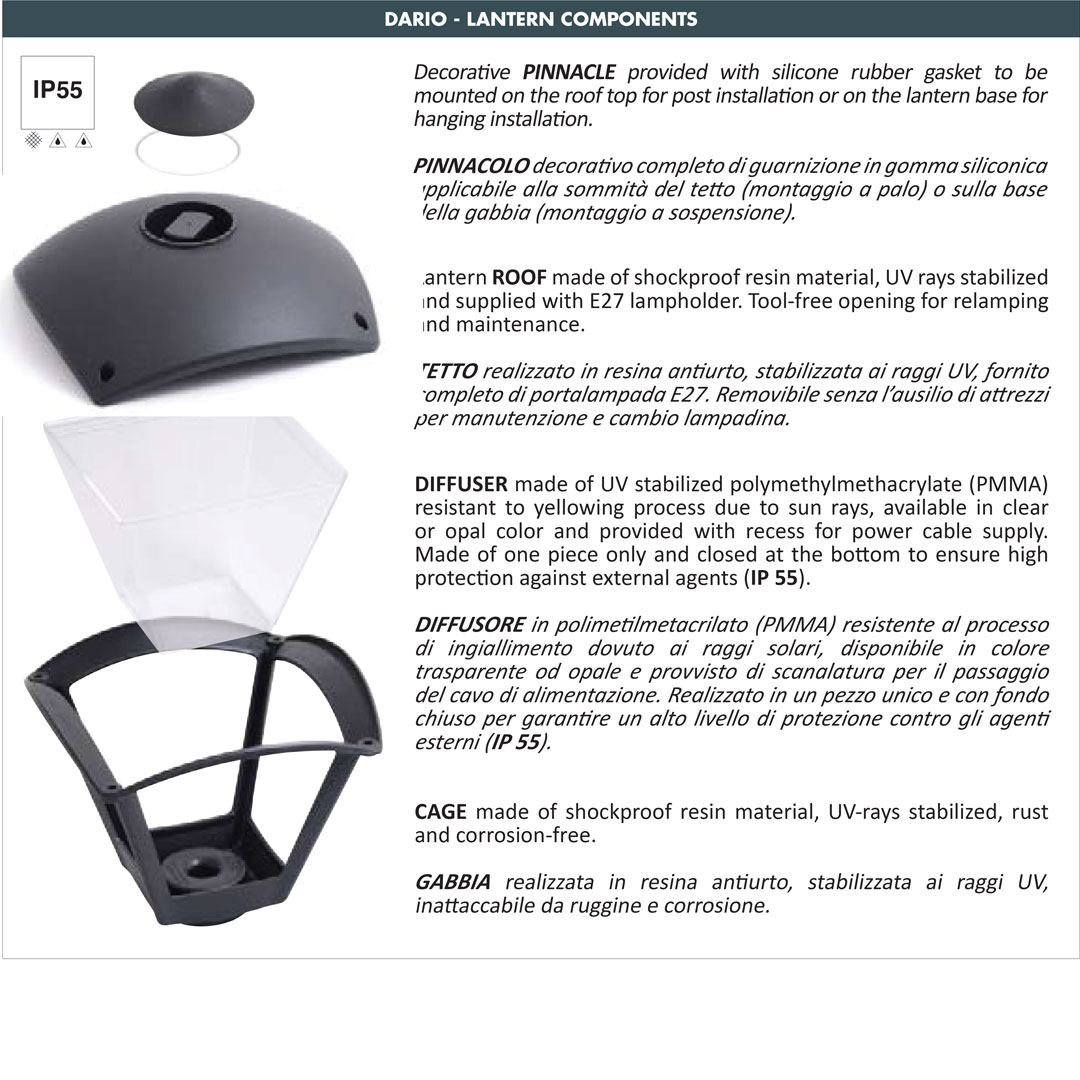 Dario Lantern Materials