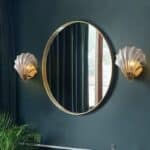 Modern Creative Sea Shell Shaped Glass Wall Light