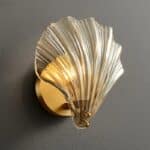 Modern Creative Sea Shell Shaped Glass Wall Light