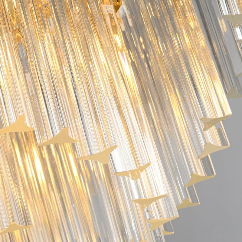 Modern Luxury Spiral Crystal Chandelier