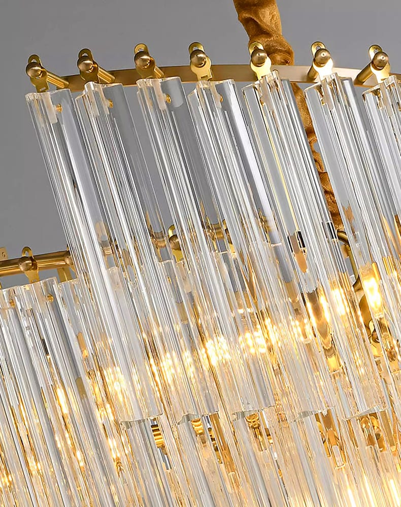 Modern Luxury Spiral Crystal Chandelier