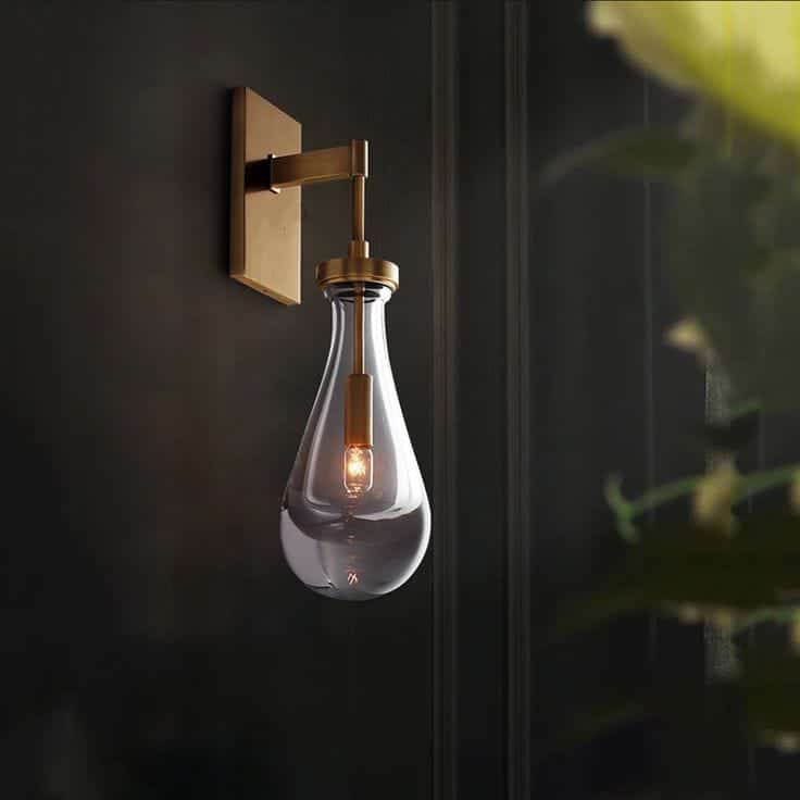 Modern Luxury Water Drop Wall Lamp