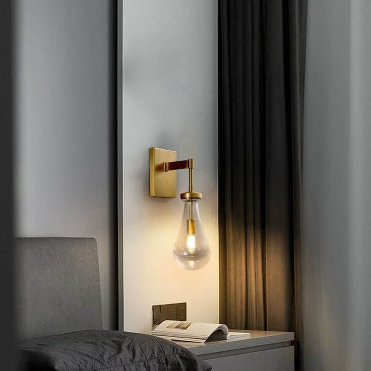 Modern Luxury Water Drop Wall Lamp