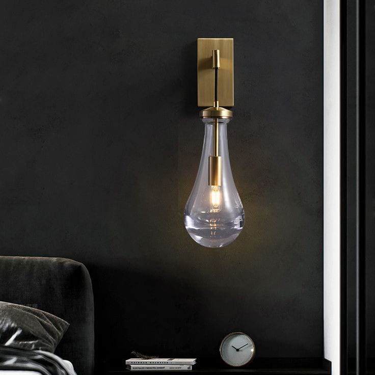 Modern Luxury Water Drop Wall Lamp