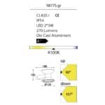 CONE Outdoor Wall Light-1877S technical details