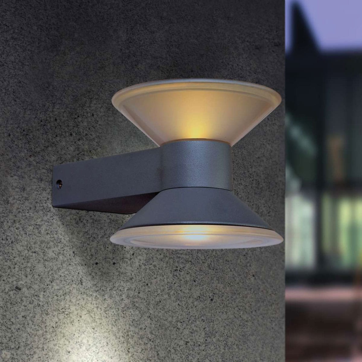 CONE Outdoor Wall Light Grey Color