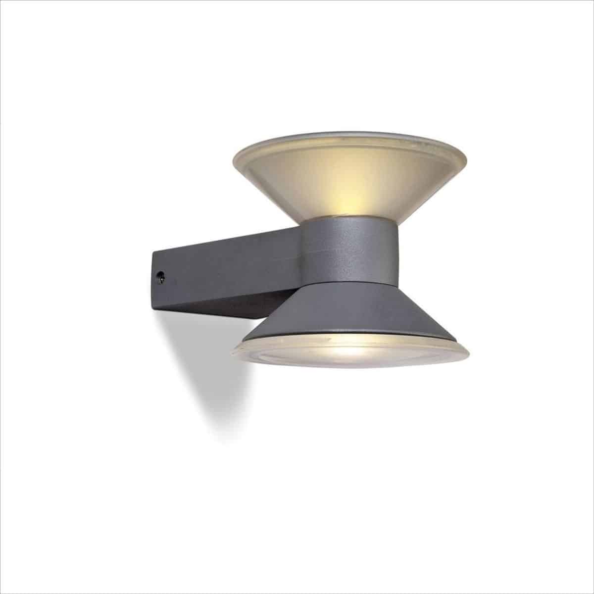 CONE Outdoor Wall Light Grey Color-01