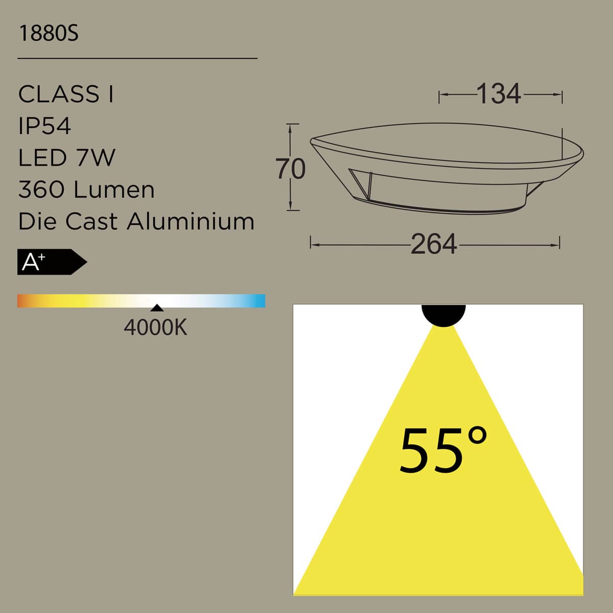 Ghost Outdoor Wall Light Technical Details