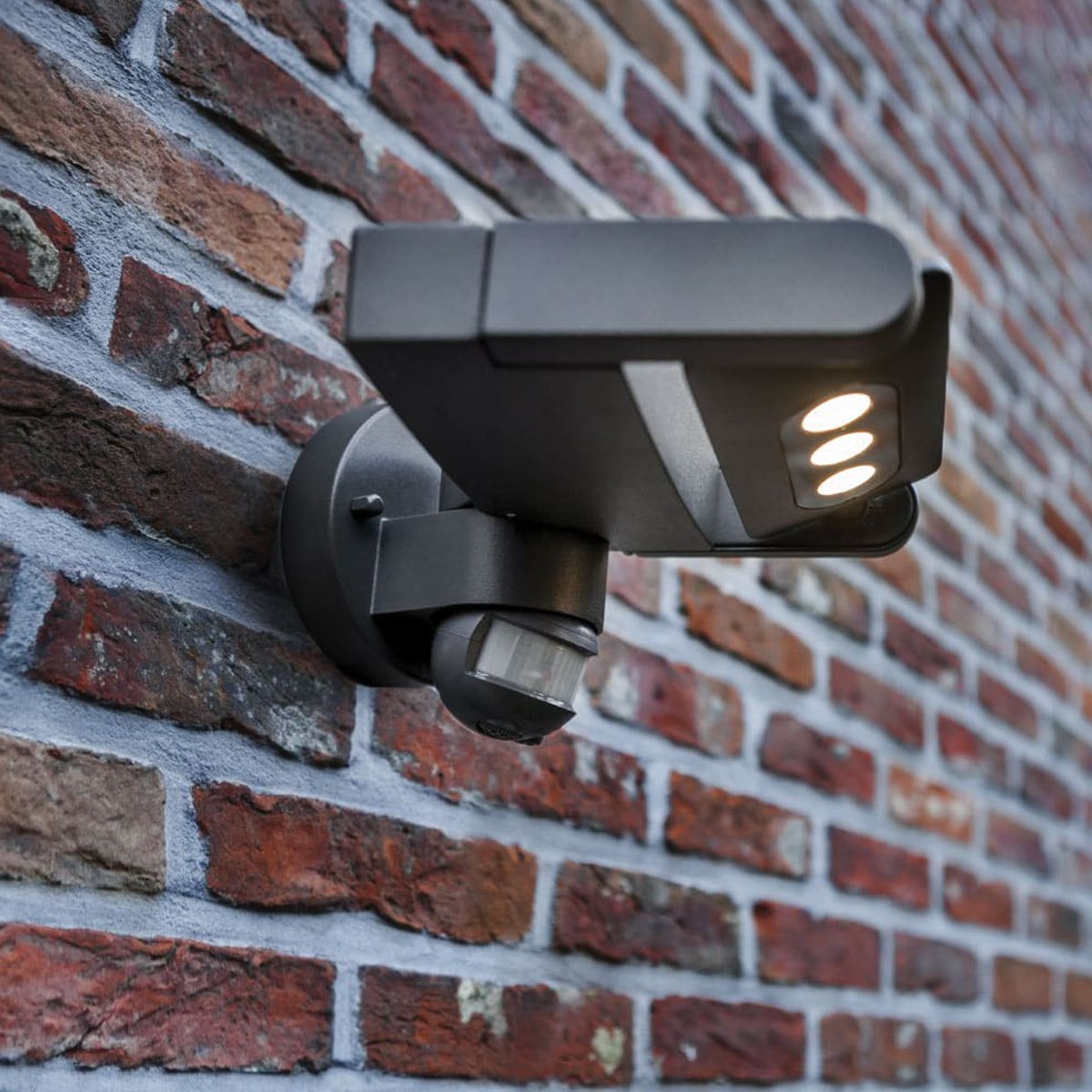 MINI Outdoor Wall Light with sensor-6144s-1-PIR Grey Colour