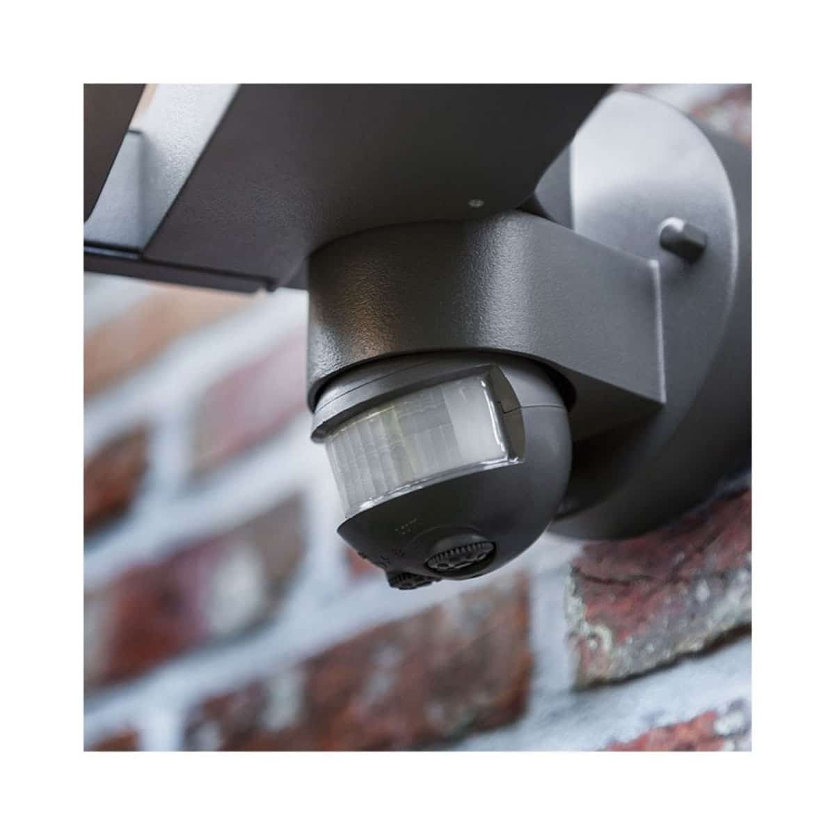 MINI Outdoor Wall Light with motion sensor-6144s-2-PIR Silver Colour