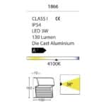 RADIUS Outdoor Wall Light-1866 technical details
