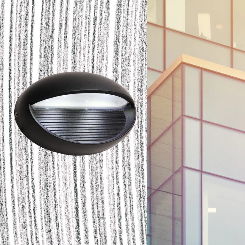 Eyes Outdoor Wall Light-1868 Black Color