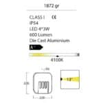 MASK Outdoor Wall Light-1872 technical details