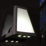 LED LANTERN Outdoor Wall Light-1874S Grey Colour