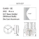 PARIS Outdoor Light-3171L-E27 technical details