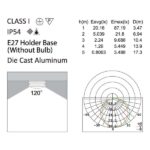 TITAN Outdoor Wall Light-3362 Gr technical details