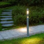 CYLIN Bollard Light-6142-2-1100 Silver Colour