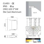 MINI Outdoor Wall Light-6144S-1-F technical details