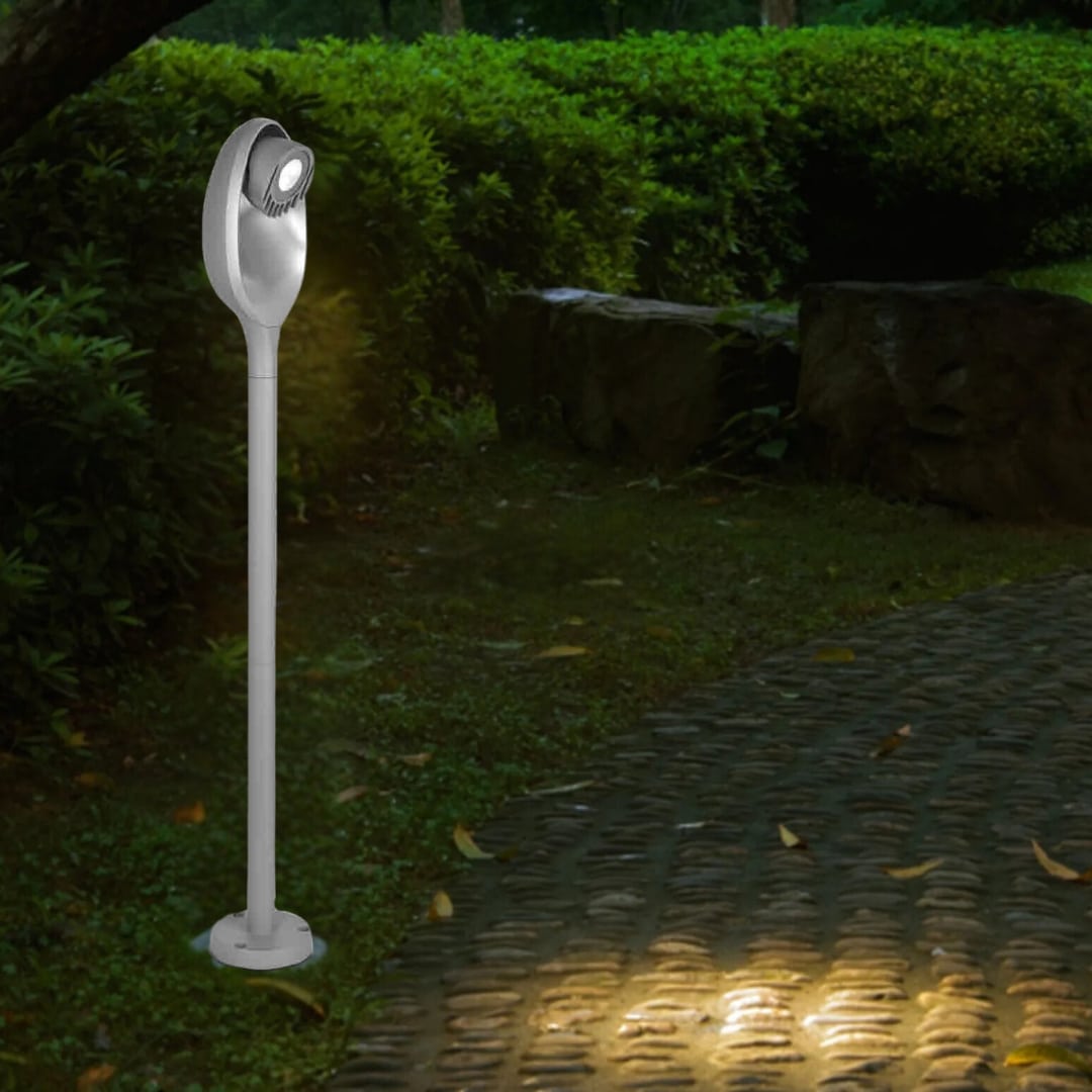 EGGO Bollard Light-6161-880 Silver Color