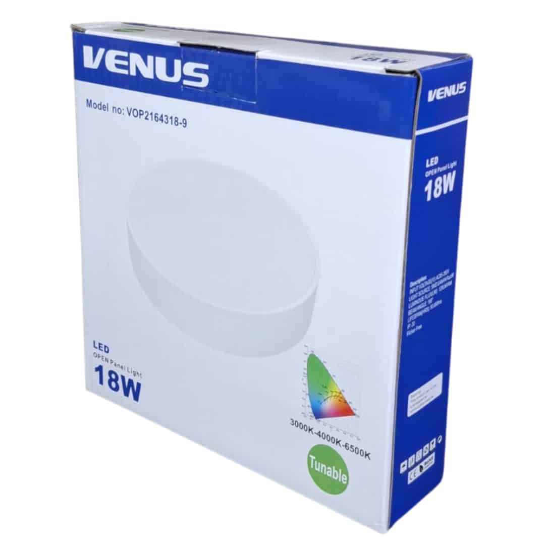 Venus LED Open Panel Light 18W Carton