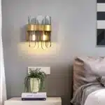 Modern Luxury Smoke Grey Glass Wall Lamp-6060-2
