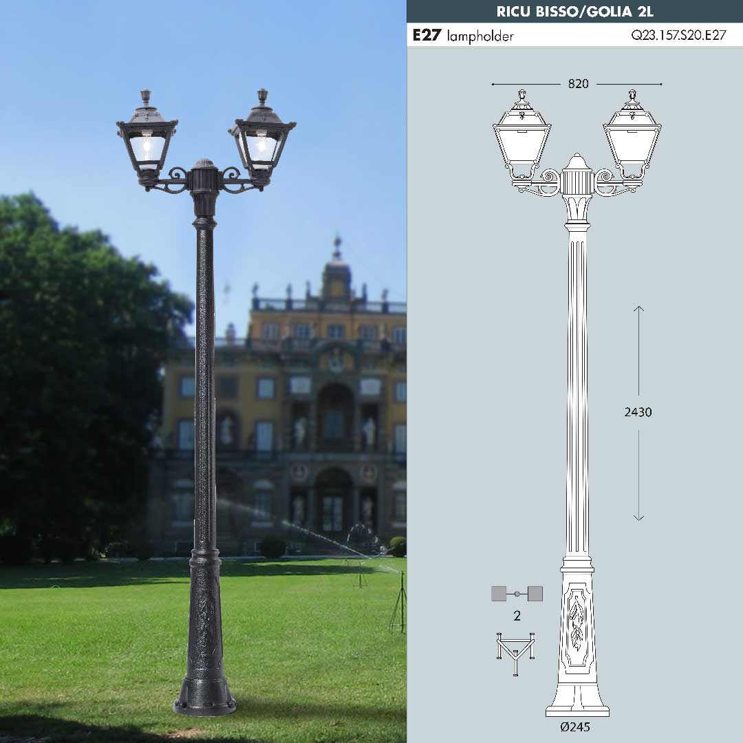 Fumagalli Ricu Bissio Golia 2L Light Post