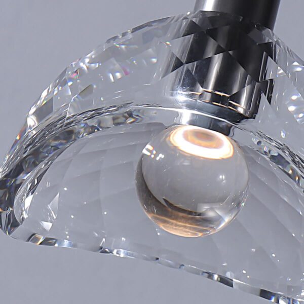 Nordic Style Mini Crystal Bowl Pendant Light-3263