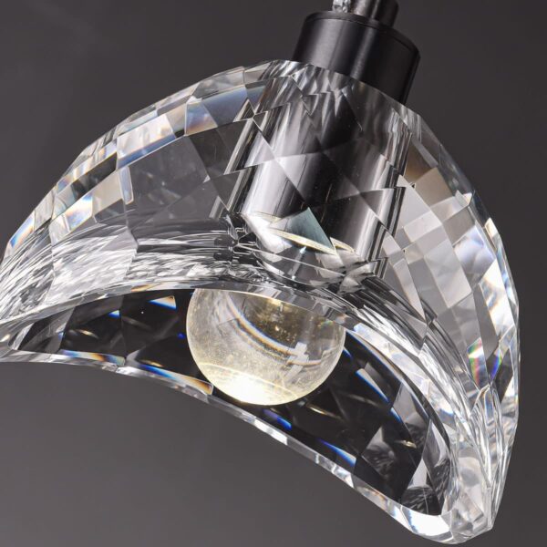 Nordic Style Mini Crystal Bowl Pendant Light-3263