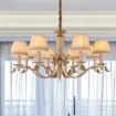 Traditional Lampshade Chandelier-3940
