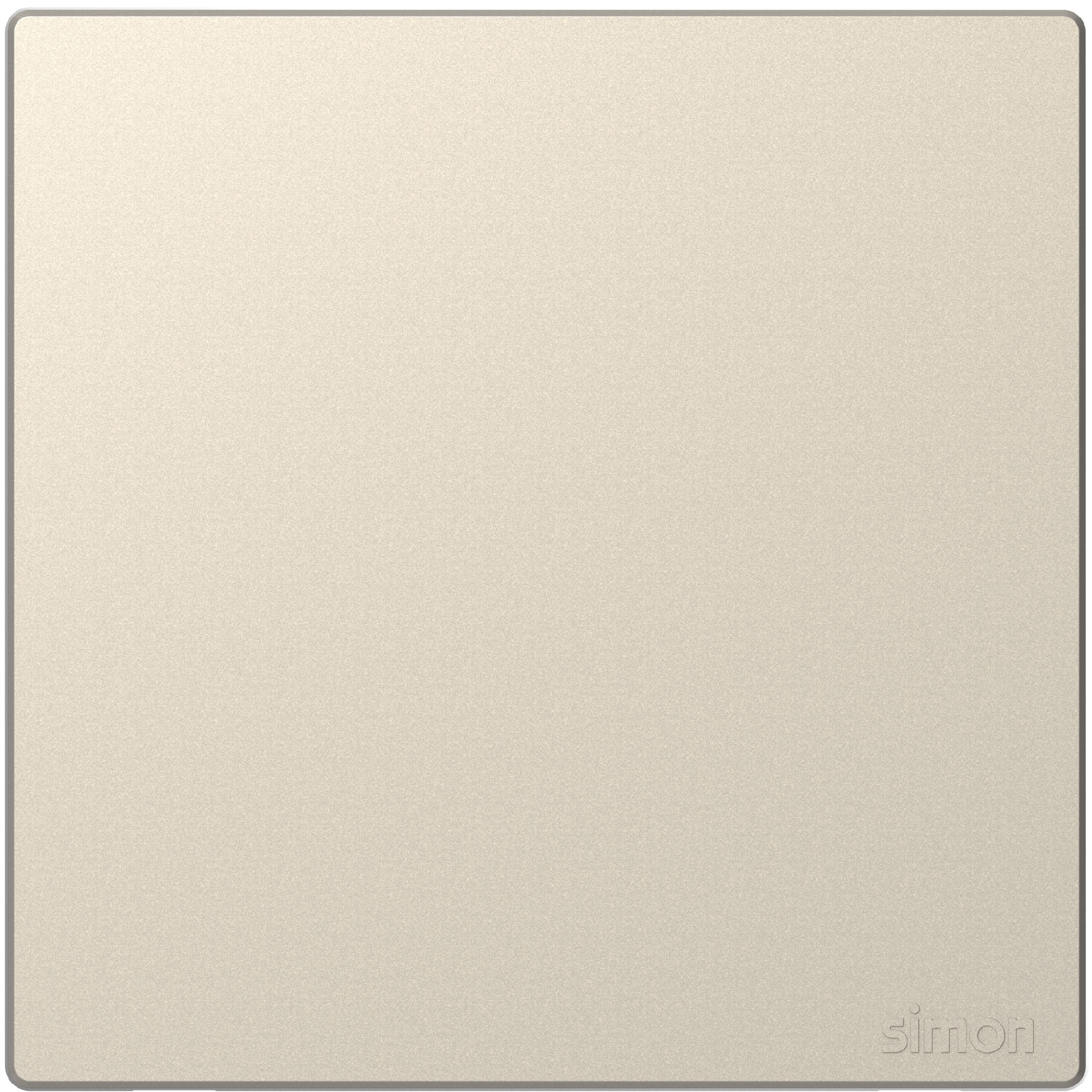 Simon 1G Blank Plate M3 Color-46