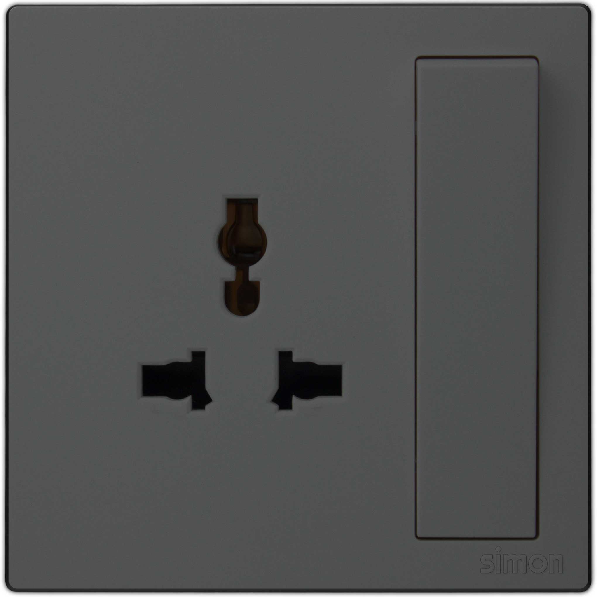 Simon 1G Multi plug International Socket 13A M3 Color-26