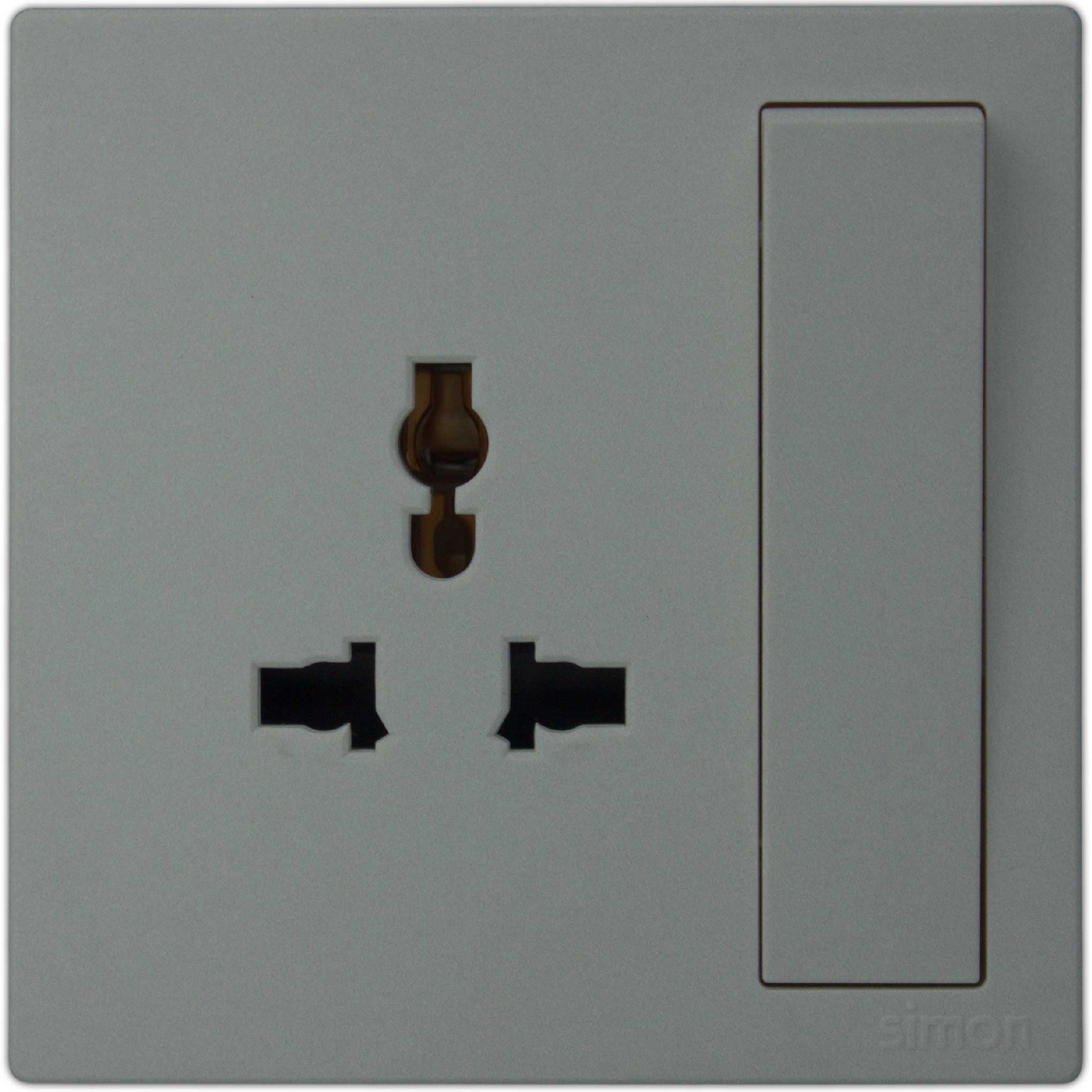 Simon 1G Multi plug International Socket 13A Color-6K