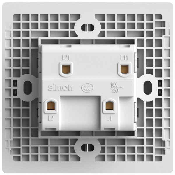 Simon 2G 1-Way SP Switch White