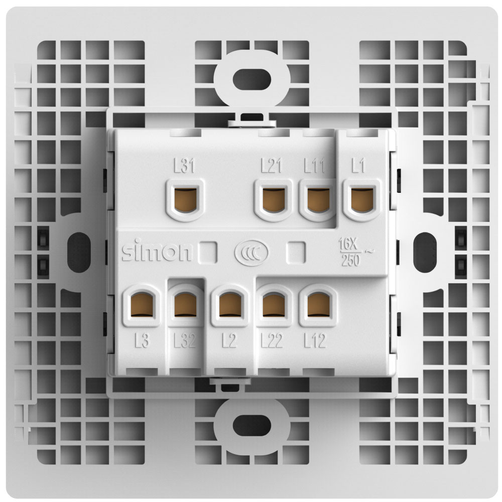 Simon 3G 2-Way SP Switch White