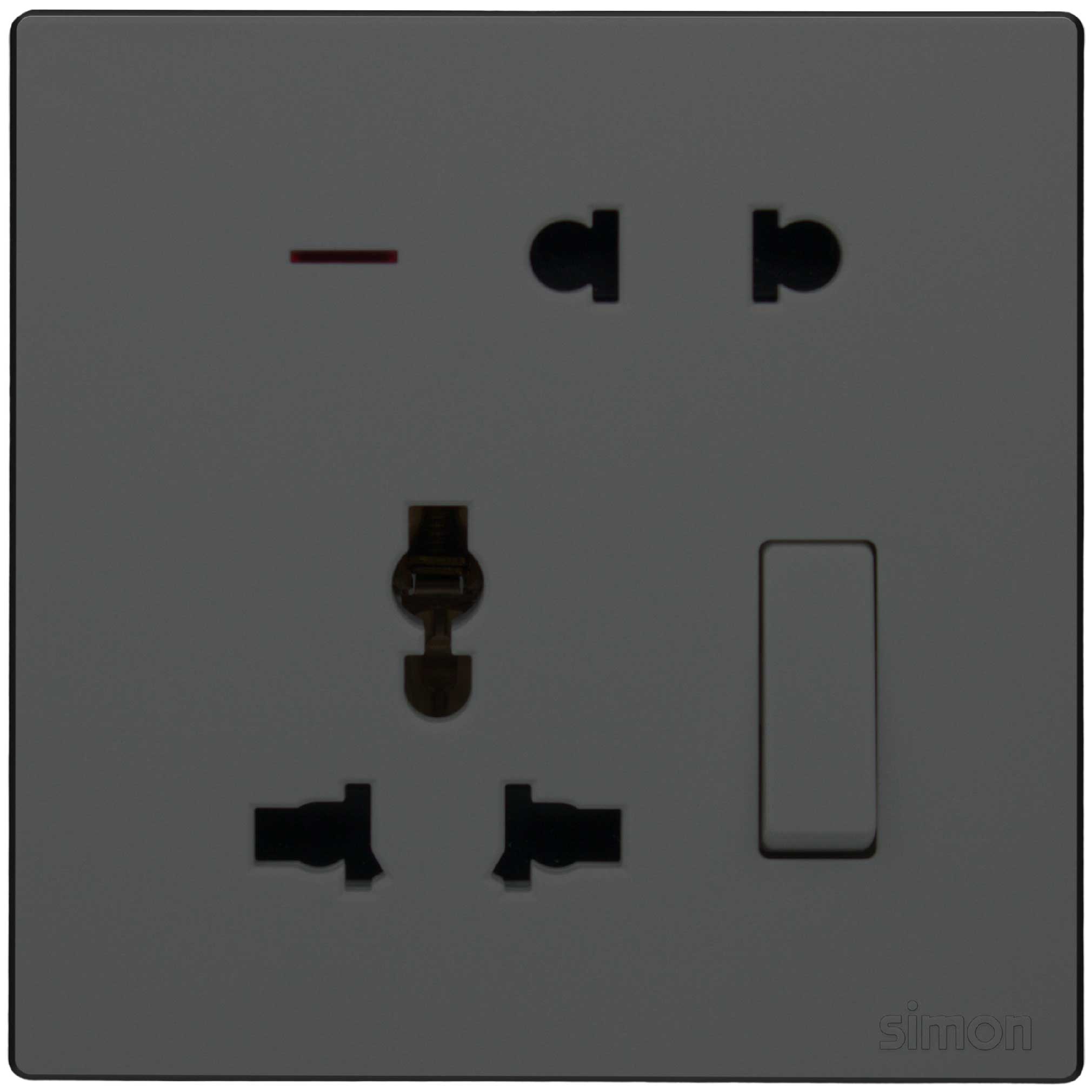 2pin Universal Socket with Switch M3-Color-26