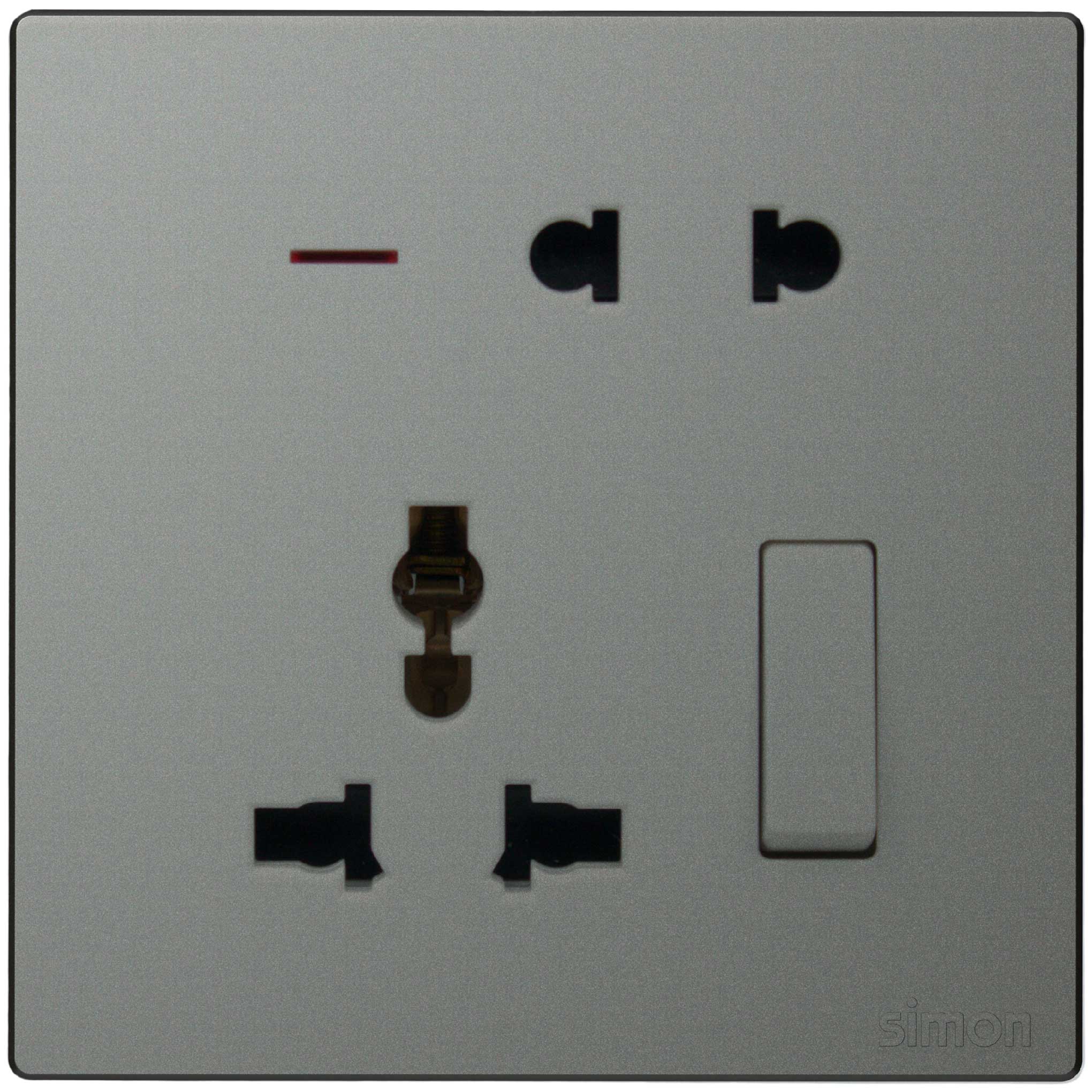 2pin Universal Socket with Switch M3-Color-61