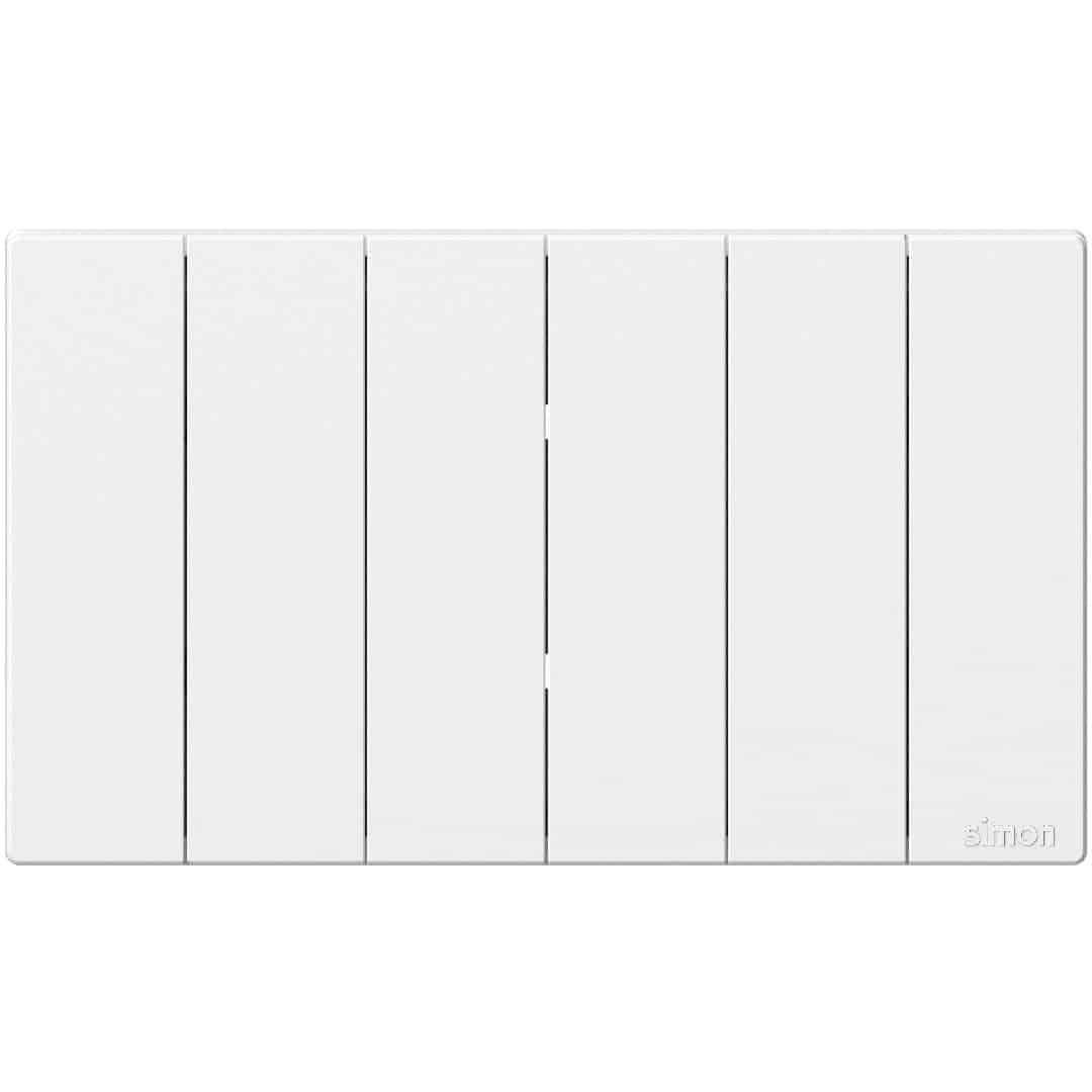 Simon 6G 1-Way SP Switch White