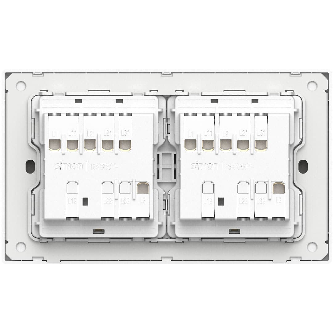 Simon 6G 1-Way SP Switch White