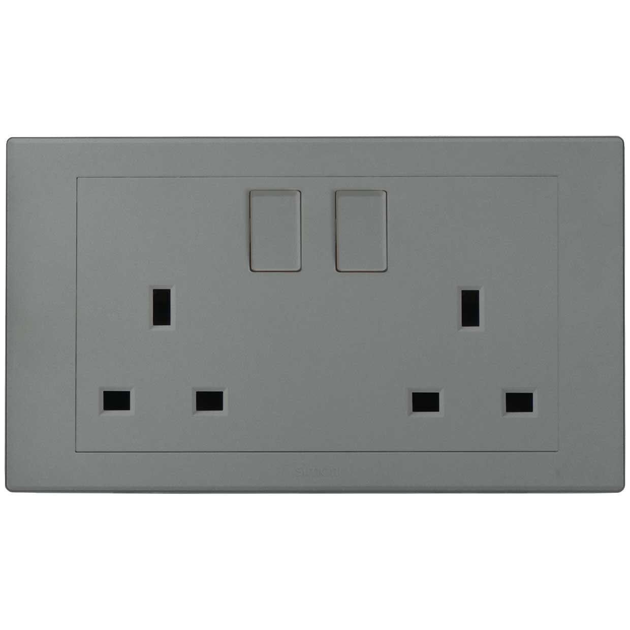 2G BS Switched Socket M3-Color-6K