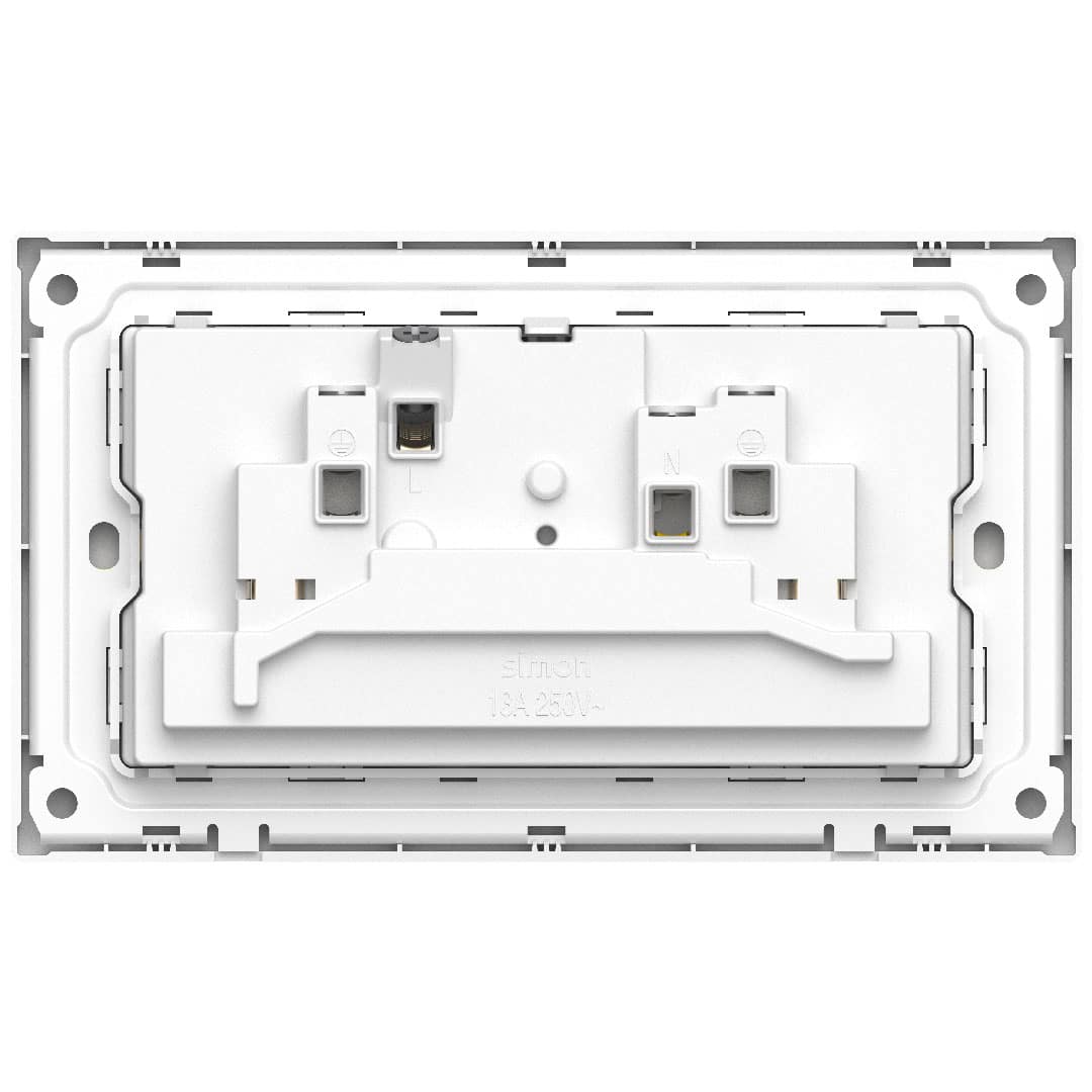 2G Multiplug socket back