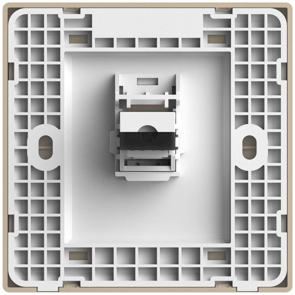 Simon 1G Telephone Outlet 6P 4C M3 Color-46