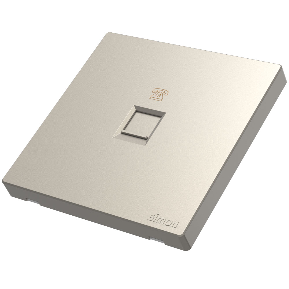 Simon 1G Telephone Outlet 6P 4C M3 Color-46