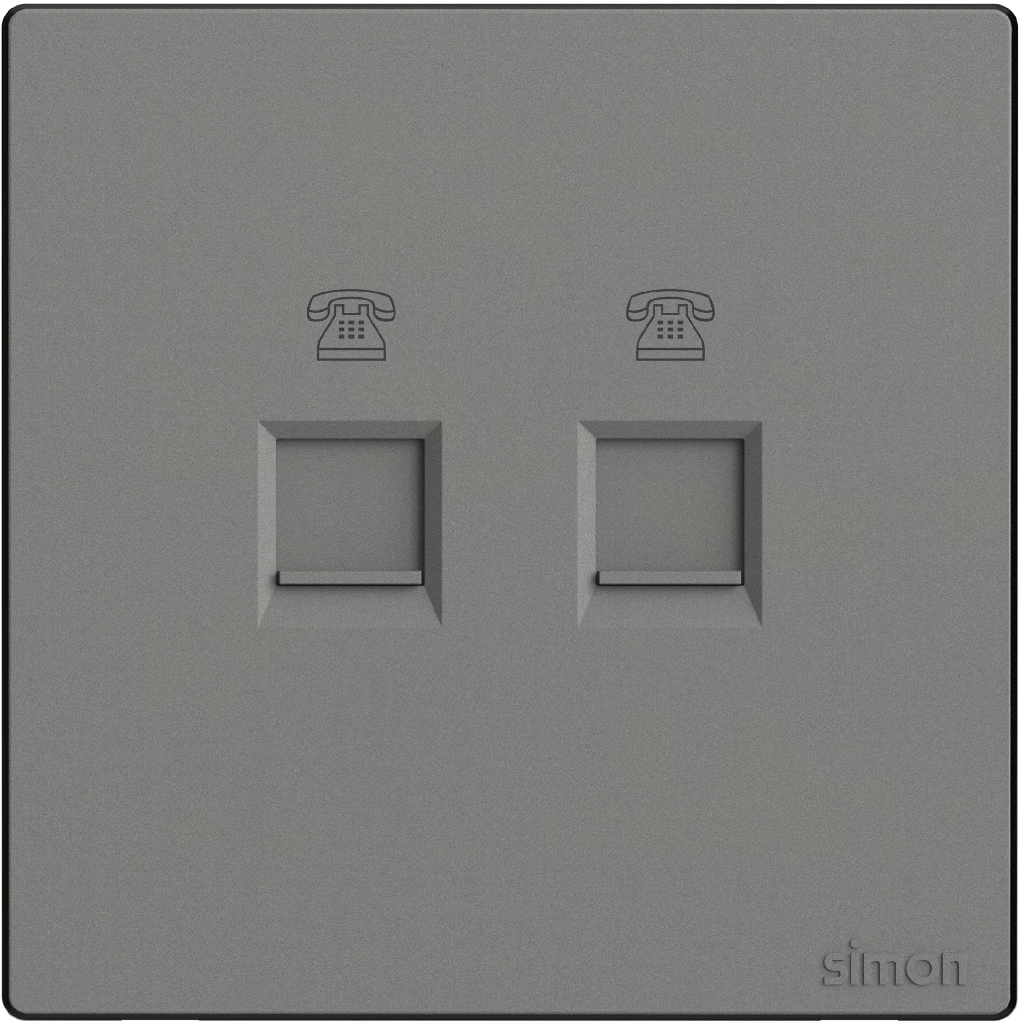 Simon 2G Telephone Outlet M3 Color-6K